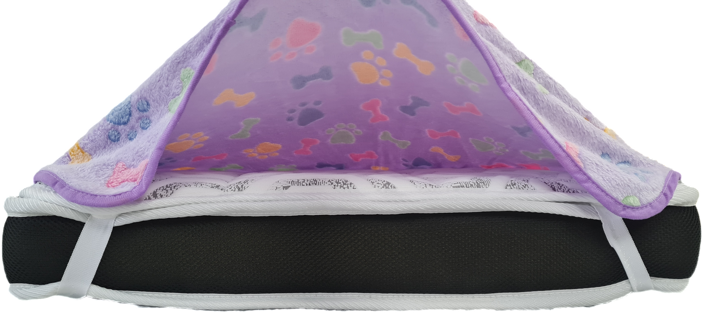 Cama Ortopédica con Topper Térmico para Perros – SoñArt Pet®