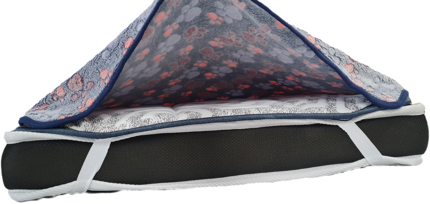 Cama Ortopédica con Topper Térmico para Perros – SoñArt Pet®
